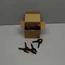 12 Pack Plastic Spring Clamps, 3.5inch Small Heavy Duty Clips for Crafts, Backdrop Stand, Woodworking, Photography Studios (Black)