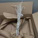 Balsa Circle 6 pcs White 46-inch Extra Long Decorative Birch Tree Branches Vase Fillers Rustic Dried Twigs Sticks Party Wedding Bouquets Centerpieces Supplies