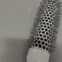 Round Brush for Blow Drying - Extra Small Ceramic Thermal Ionic Roller Brush for Sleek, Salon Blowout - Lightweight Round Hair Brush for Precise Styling and Manageable Hair (Bristle 1.7in, Barrel 1in)