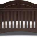 Delta Children Perry 6-in-1 Convertible Crib - Greenguard Gold Certified, Walnut Espresso