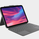 Logitech Combo Touch iPad Pro 13-inch (M4 & M5)(2024 & 2025) Keyboard Case - Detachable Backlit Keyboard with Kickstand, Comfortable Typing, Multi-use Mode - Oxford Grey