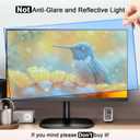 27-28 Inch Blue Light Filter for Computer Monitor, Computer Screen Blue Light Blocker Panel (24.8''x14.6'') for Widescreen Desktop LCD TV PC Monitor, HD Not Anti-Glare