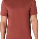 Amazon Essentials Men's Active Quick Dry Moisture Wicking Tech Stretch Lightweight Short-Sleeve T-Shirt, Medium