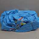 3 Rings Kiddie Pool for Toddler, 48X12Kids Swimming Pool, Inflatable Baby Ball Pit Pool, Small Infant Pool (Blue)