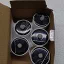 SoulBay 5pcs Solar Power Tea Lights Outdoor Candle Flameless Flicker IP65 Waterproof Rechargeable LED Candles with Dusk to Dawn Sensor for Lantern Garden Camping Party Home Decorations, 2.3" x 2"