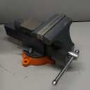 VEVOR Bench Vise, 6-inch Jaw Width 5.9-inch Jaw Opening, 360-Degree Swivel Locking Base Multipurpose Vise w/Anvil, Heavy Duty Ductile Iron Workbench Vise w/Bolts & Nuts, for Drilling, Pipe Cutting