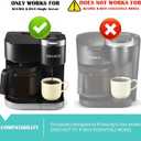 12-CUP Glass Replacement Coffee Carafe ONLY for KEURIG K-DUO Single Serve & Carafe Coffee Maker | NOT the K-Duo Essentials Model