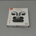 iLive Electronics 16mm Driver Clear Truly Wireless Open Ear Earbuds, Black, IAEBTO34B