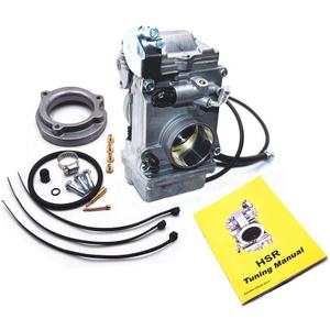 Carbman HSR42 Easy Kit Carburetor 42mm, Replacement for Evo Twin Cam 42-18 for Mikuni Carburetor HSR42 Carb