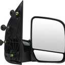 ECCPP Folding Manual Side View Mirrors Right Passenger Side Tow Mirror Replacement fit for 2002 2003 2004 2005 2006 2007 2008 For Ford E150 E250 E350 E450 E550 Econoline Van (Passenger Side (RH))