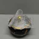 15OZ Sugar Bowl with Glass Lid and Spoon, Sugar Container of Coffee Bar Accessories, Stainless Steel Jar for Salt, Tea, Brown Sugar Cube, Dishwasher Safe, Kitchen Decor Countertop Storage, Black