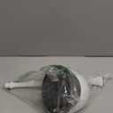 Clorox Toilet Plunger with Hideaway Holder Caddy Heavy-Duty Compact Design with Non-Skid Rubber Base for Bathroom Convenient Storage Toilet Unclogger, 6.5x19.5-Inch, White