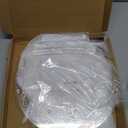 Jusalpha Large 4 Tier Cupcake Stand,Acrylic Round Cake Stand Dessert Tower Tea Party Serving Platter, Cupcake Tree Wedding Party Dcor, Stand with Rod Feet (4RF)