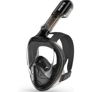 Greatever Full Face Snorkel Mask, Snorkeling Gear for Adults with Latest Dry Top Breathing System and Detachable Camera Mount, Foldable Snorkel Mask Adult, Snorkels Anti-Fog & Anti-Leak