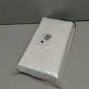 Niuara White Plastic Table Cloth Rectangle Table 15 Pack, 54''×108'' Tablecloth for 6ft Tables, Table Cloth for Disposable Use, Table Cover for Holiday Party, Gathering