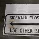 24"X12" Nonreflective Cone Bar Roll-Up Sign