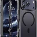 Magnetic for iPhone 17 Pro Case, [Compatible with MagSafe][Military Grade Drop Protection][Heavy Duty Protection][Non-Slip][Shockproof] 2-Layer Durable Bumper Phone Casee 6.3''-Black