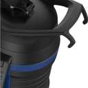 Under Armour Half Gallon Water Bottle Insulated, 64oz Insulated Water Bottle with Handle, Fence Hook, Leak Resistant, for Baseball, Football & More - Royal/Black