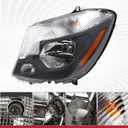 Headlight Assembly Compatible with Mercedes Sprinter 2014 2015 2016 2017 2018 Headlamp Replacement 9068202861, 9068206000 (Left Driver Side)
