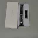 Bestig Compatible with Apple Watch Bands for Men Women 49mm 46mm 45mm 44mm 42mm, Stainless Steel Metal Business Wristband Strap for iWatch Ultra Series 11 10 9 8 7 6 SE 5 4 3 2 1, Black (Matte Black/Polished Black(No Case))