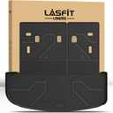 LASFIT Cargo Mat & Backrest Mats for Kia Telluride 2025 2024 2023 2022 2021 2020, All Weather TPE Custom Fit Trunk Mats & Seatback Mats Accessoires for Kia Telluride 2020-2025, Black