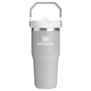 STANLEY IceFlow 2.0 Flip Straw Tumbler with Handle 14 oz | Twist On Lid and Flip Up Straw | Leakproof Water Bottle | Insulated Stainless Steel | BPA-Free | Ash