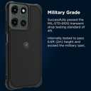 Motorola Moto G (2025/2026) & G Play (2026) Rugged Protective Case- Black - Precision fit, Military Grade Shock Absorbing Cover for Enhanced Phone Grip, Drop Protection