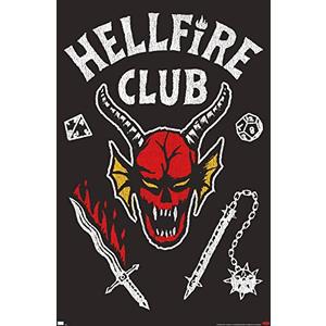 Trends International Netflix Stranger Things: Season 4 - Hellfire Club Wall Poster, 22.375" x 34", Unframed Version, 2 Pack