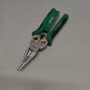 8-in-1 Wire Stripper Pliers: Compact Portable Multi-Function Electrician Tool - Wire Stripping/Wire Cutting/Wire Crimping for Circuit Repair, Outlet Installation & Professional Use