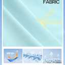 IUGA Rash Guard for Women UPF 50+ SPF UV Protection Long Sleeve Workout Tops with Pockets Dry Fit Hiking Swim Shirt (Small, Basic Shirts-pale Turquoise)