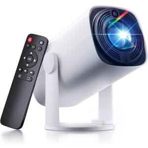 SOOMFON Mini Projector 1080P Support - Portable Small Video Movie Projector Bluetooth 5.1 Auto Keystone Electric Focus for Bedroom/Wall/Home/Outdoor/iPhone/Android/TV Stick