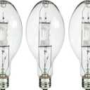 Bluex Bulbs (3 Pack MH400/U/MOG 400W Metal Halide Bulb Mogul Base (E39) - ED37 Clear M59 HID Lamp 36000 Lumens
