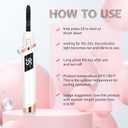 Heated Eyelash Curler for Women, Electric Lash Curler with 10s Fast Heating, 4 Adjustable Temp (65C-95C), 24H Curl, USB-C Rechargeable, Ergonomic Design, Travel-Friendly Makeup Tool Gift (SL-X901)