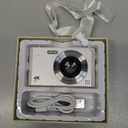 Digital Camera, Camera for Kids, UHD 4K 48MP Point and Shoot Digital Cameras with 64GB SD Card and 16X Digital Zoom Anti Shake, Compact Portable Small Gift for Boys Girls Students,White