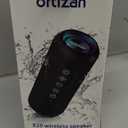 Ortizan Portable Bluetooth Speaker, IPX7 Waterproof Wireless Speaker with 24W Loud Stereo Sound, Outdoor Speakers with Bluetooth 5.0, 30H Playtime,66ft Bluetooth Range, Dual Pairing for Home