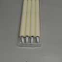 4 Pack Ivory Taper Candles - Taper Candles 10 Inch Dripless, Smokeless & Unscented - 8 Hours Long Burning - Hand Poured Tall Candlesticks - Ideal for Weddings, Dinner Parties, and Home Decor