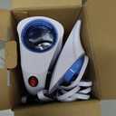 HiLIFE Steamer for Clothes, Portable Handheld Clothing Steamer, 240ml Big Capacity, 700W, Strong Power, Fabric Quick Wrinkle Remover for Home, Office, Travel (ONLY FOR 120V)-Blue