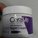 CeraVe Skin Renewing Night Cream, Niacinamide, Peptide Complex, and Hyaluronic Acid Moisturizer for Face, 1.7 Ounce