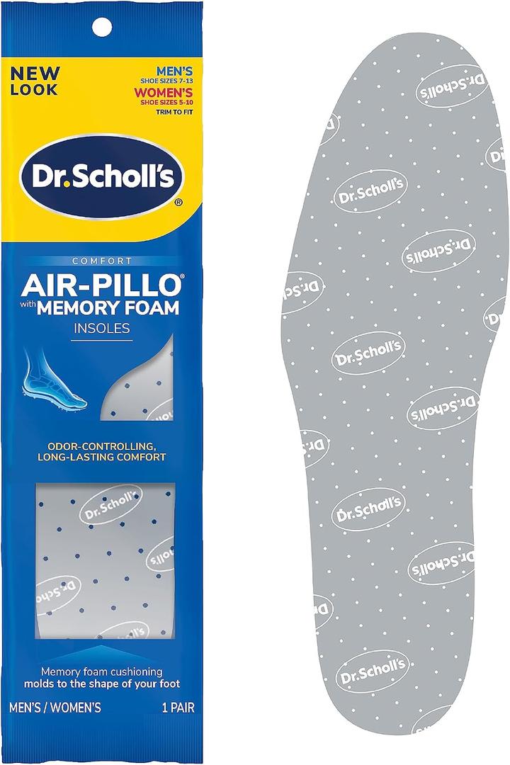 Dr. Scholl's Comfort Air-Pillo Insoles, 1 Pair, Size: 7-13 (Men), 5-10 (Women)