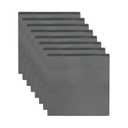 MECCANIXITY 4pcs 1/16"(1.5mm) x4 x4 Steel Plate, Black Hot Rolled A36 Steel Sheet Plate Base, Square Weldable Metal Discs for Industrial Construction Structural Support