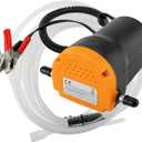Amarine Made Oil Pump, Oil Extractor Pump 12V 60W Oil Removal Pump for Fluid Change, Electric Oil Change Transfer Pumps, Easily Scavenge Fluid from Cars, Motorcycles, RVs, Boats, and lawn Equipment