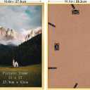 Giftgarden 11x17 Picture Frame Gold, 11 by 17 Thin Poster Photo Frame for Wall Display, Single