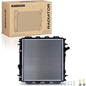A-Premium Engine Coolant Radiator with Transmission Oil Cooler Compatible with Chrysler PT Cruiser 2001-2010 L4 2.4L, Automatic Trans. Replace# 5017404AA, 5017404AB
