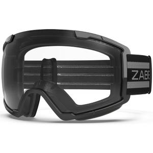 Ski Goggles for Men Women Adults Men Children 10 11 12 13 Years, Glasses Wearers Ski Snowboard Goggles Snow Goggles Snowboard Goggles Black Clear Glass V3