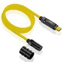 Poyiccot USB C Extension Cable 3ft, 140W USB 4.0 Type C Male to Female Extension Cable, 20Gbps Data & 8K Video Fast Charging Type C Extender, for Thunderbolt 3, Laptop, PC, Phone