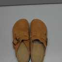 Men's and Women's Suede Clogs with Arch Support Comfortable Cork Footbed Leather Mules Versatile Potato Shoes Size 39