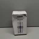 Secura Electric Coffee Grinder and Spice Grinder with 2 Stainless Steel Blades Removable Bowls