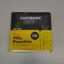 Pill Bags for Travel Pack of 540 - BPA Free 3 x 2.75 inch Pill Pouch - Reusable Pill Pouches for Medicine with Write on Label Clear Ziplock Pill Baggies for Travel Medicine Organizer