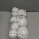 12 Pcs White Christmas Ball Ornaments Boho Decoration Farmhouse Jute Rope Hanging Balls Burlap Burlap Neutral Rustic Ornaments for Xmas Tree Wreath Garland Holiday Fireplace Decoration