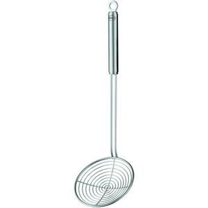 Rosle 95681 Stainless Steel Wire Kitchen Skimmer Ladle with Round Handle (4.7-Inches, Wire Skimmer)